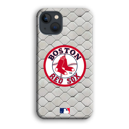 Baseball Boston Red Sox Ring Patern iPhone 13 3D Case