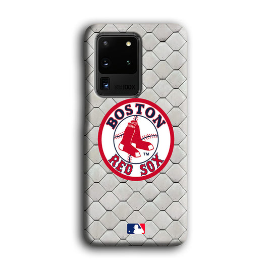 Baseball Boston Red Sox Ring Patern Samsung Galaxy S20 Ultra 3D Case