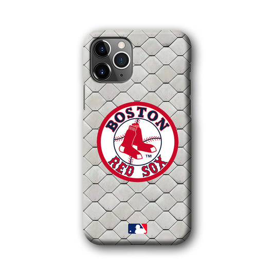 Baseball Boston Red Sox Ring Patern iPhone 11 Pro Max 3D Case