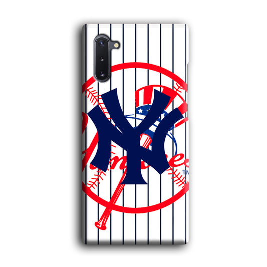 Baseball New York Yankees Jersey Item Samsung Galaxy Note 10 3D Case