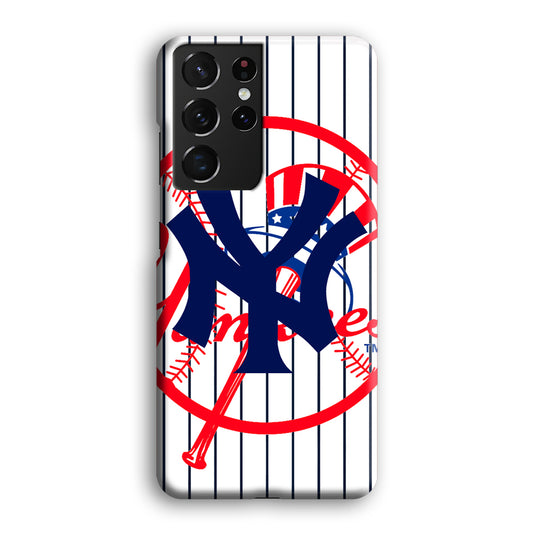 Baseball New York Yankees Jersey Item Samsung Galaxy S21 Ultra 3D Case