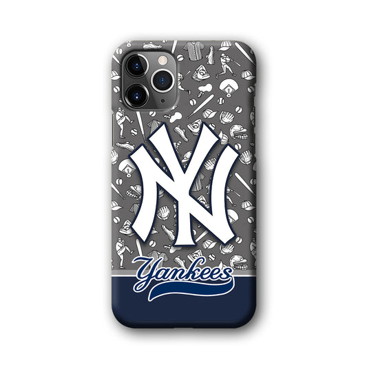 Baseball New York Yankees Platinum iPhone 11 Pro Max 3D Case