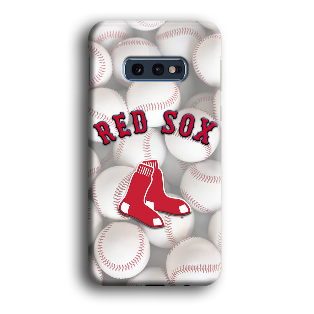 Baseball Boston Red Sox Balls Box Samsung Galaxy S10E 3D Case