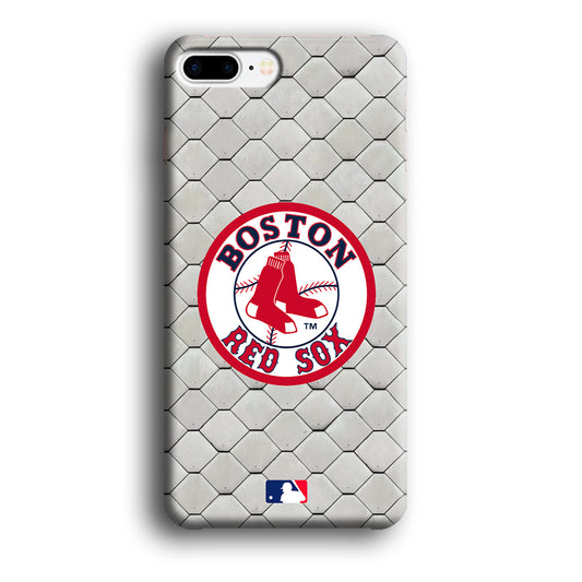 Baseball Boston Red Sox Ring Patern iPhone 8 Plus 3D Case