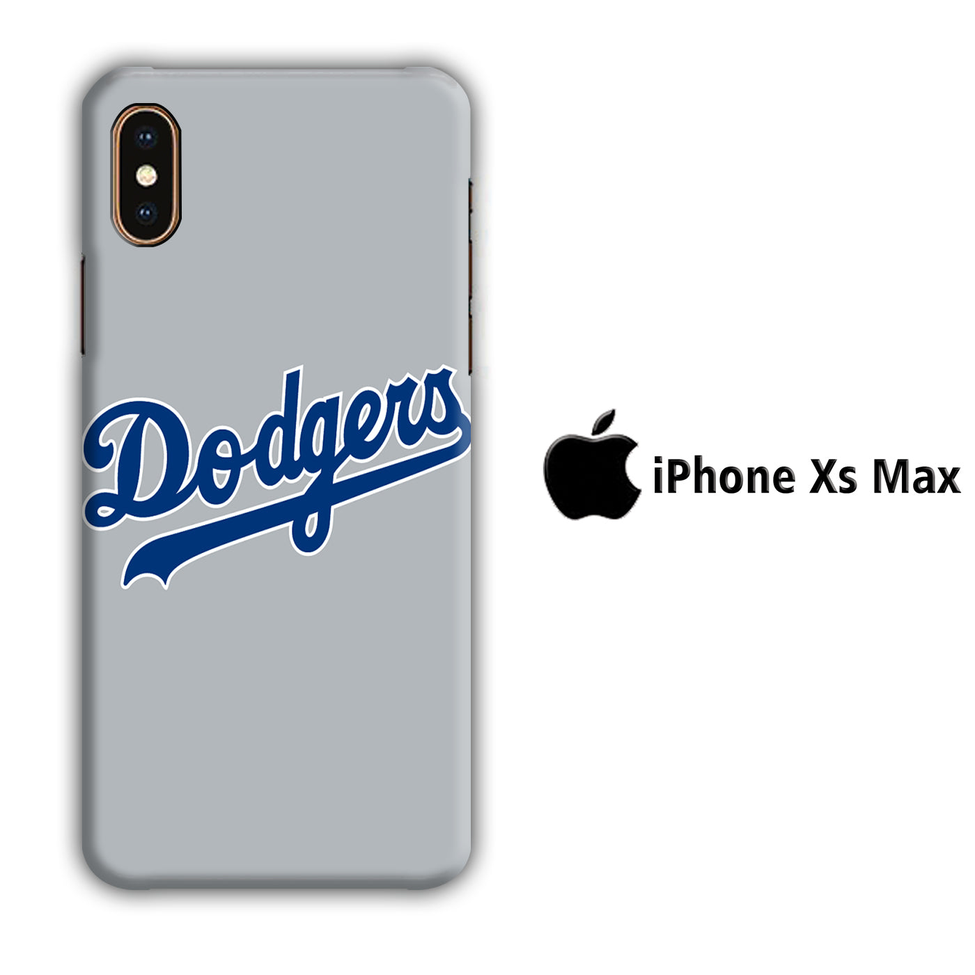 Baseball LA Dodgers 002 iPhone Xs Max 3D Case - cleverny