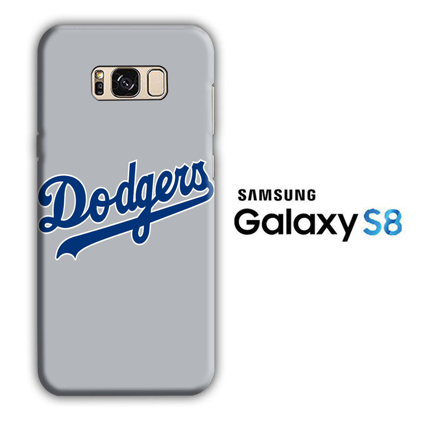 Baseball LA Dodgers 002 Samsung Galaxy S8 3D Case - cleverny