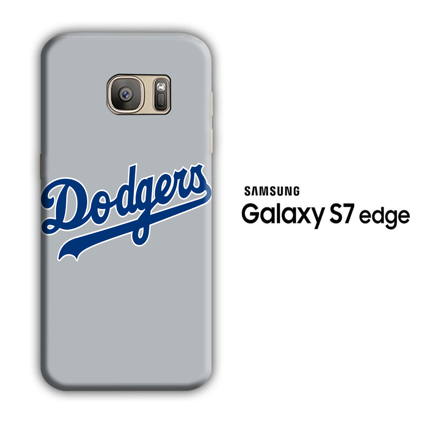 Baseball LA Dodgers 002 Samsung Galaxy S7 Edge 3D Case - cleverny