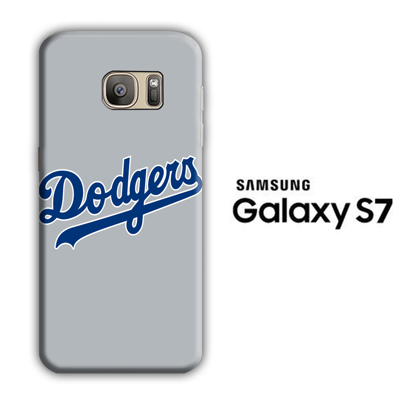 Baseball LA Dodgers 002 Samsung Galaxy S7 3D Case - cleverny