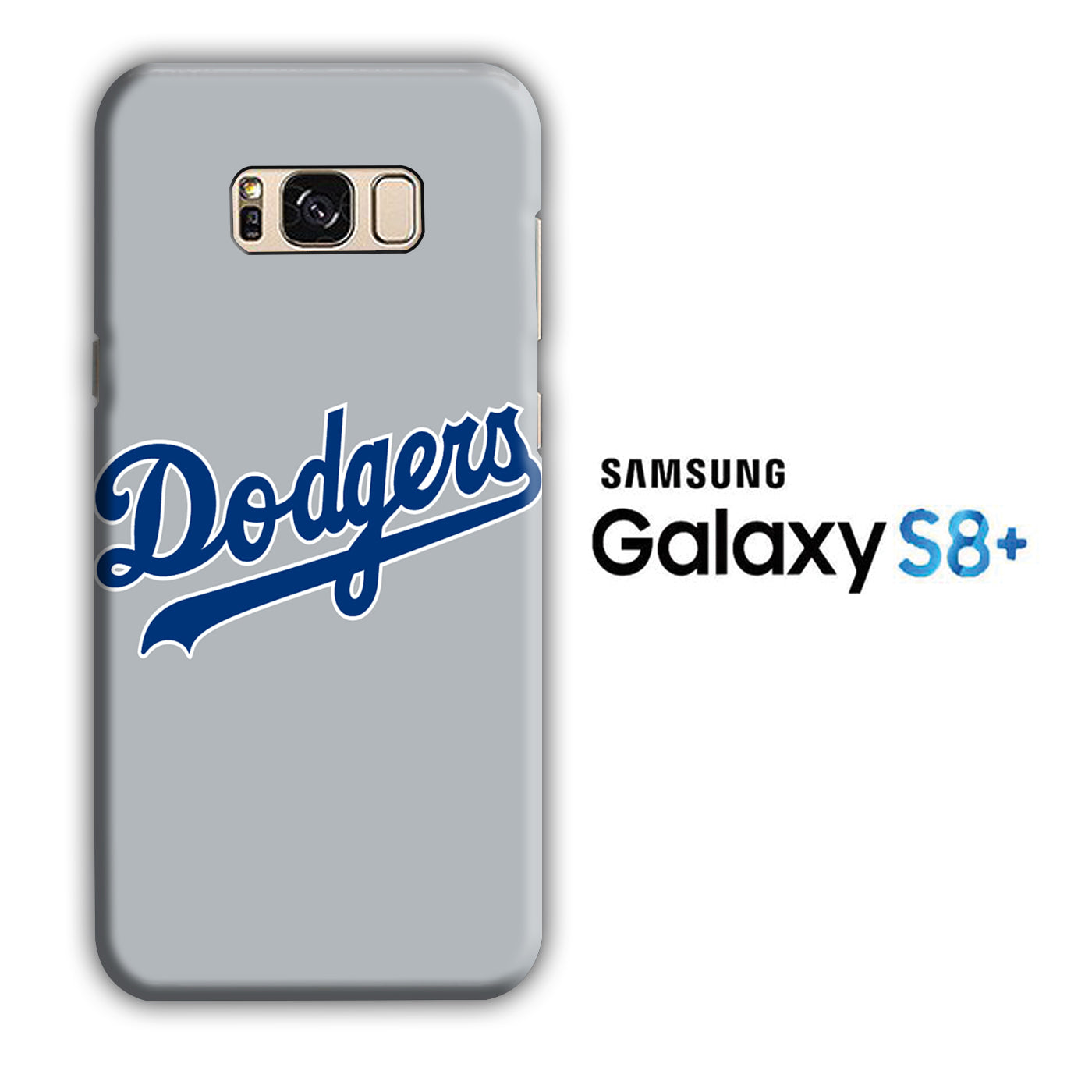 Baseball LA Dodgers 002 Samsung Galaxy S8 Plus 3D Case - cleverny
