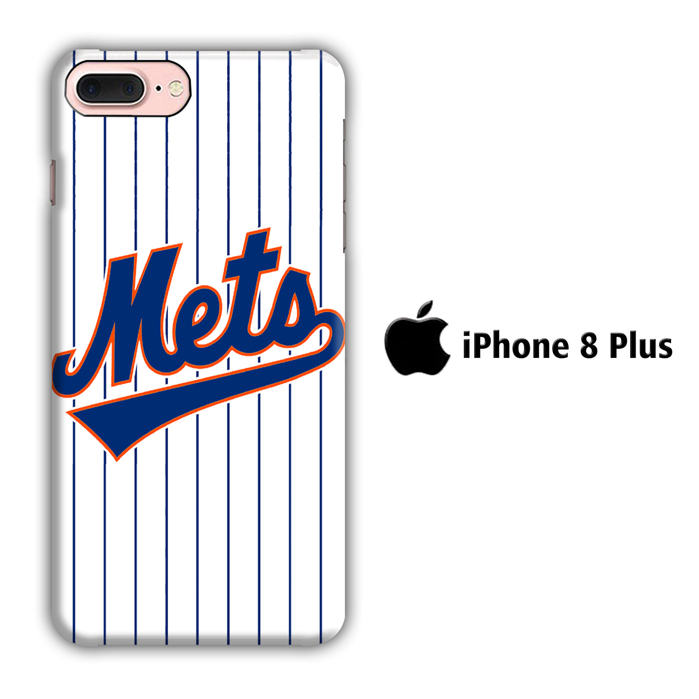 Baseball New York Mets iPhone 8 Plus 3D Case - cleverny