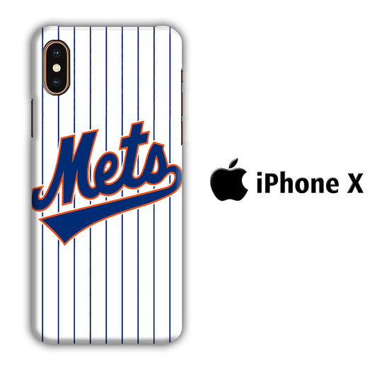 Baseball New York Mets iPhone X 3D Case - cleverny