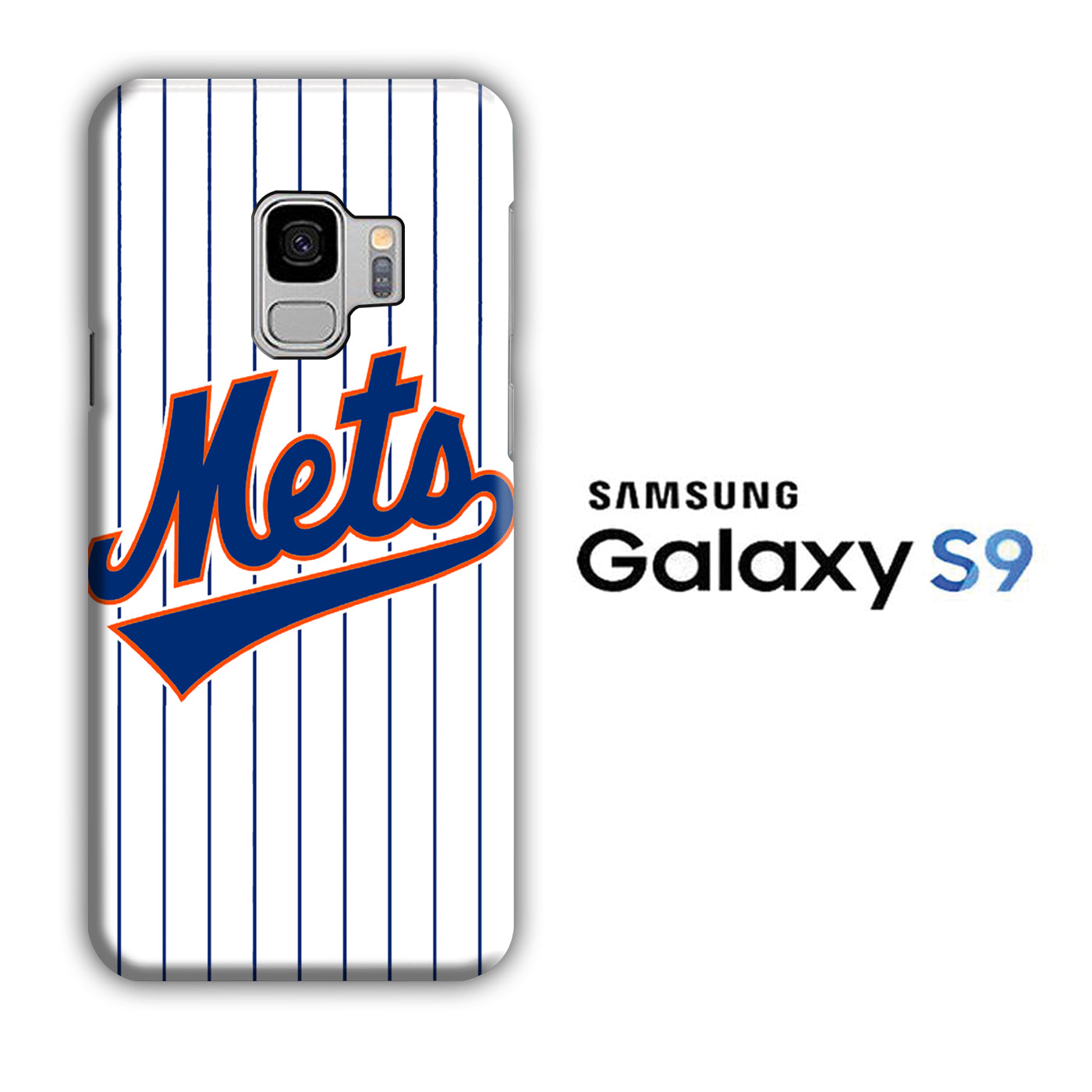 Baseball New York Mets Samsung Galaxy S9 3D Case - cleverny