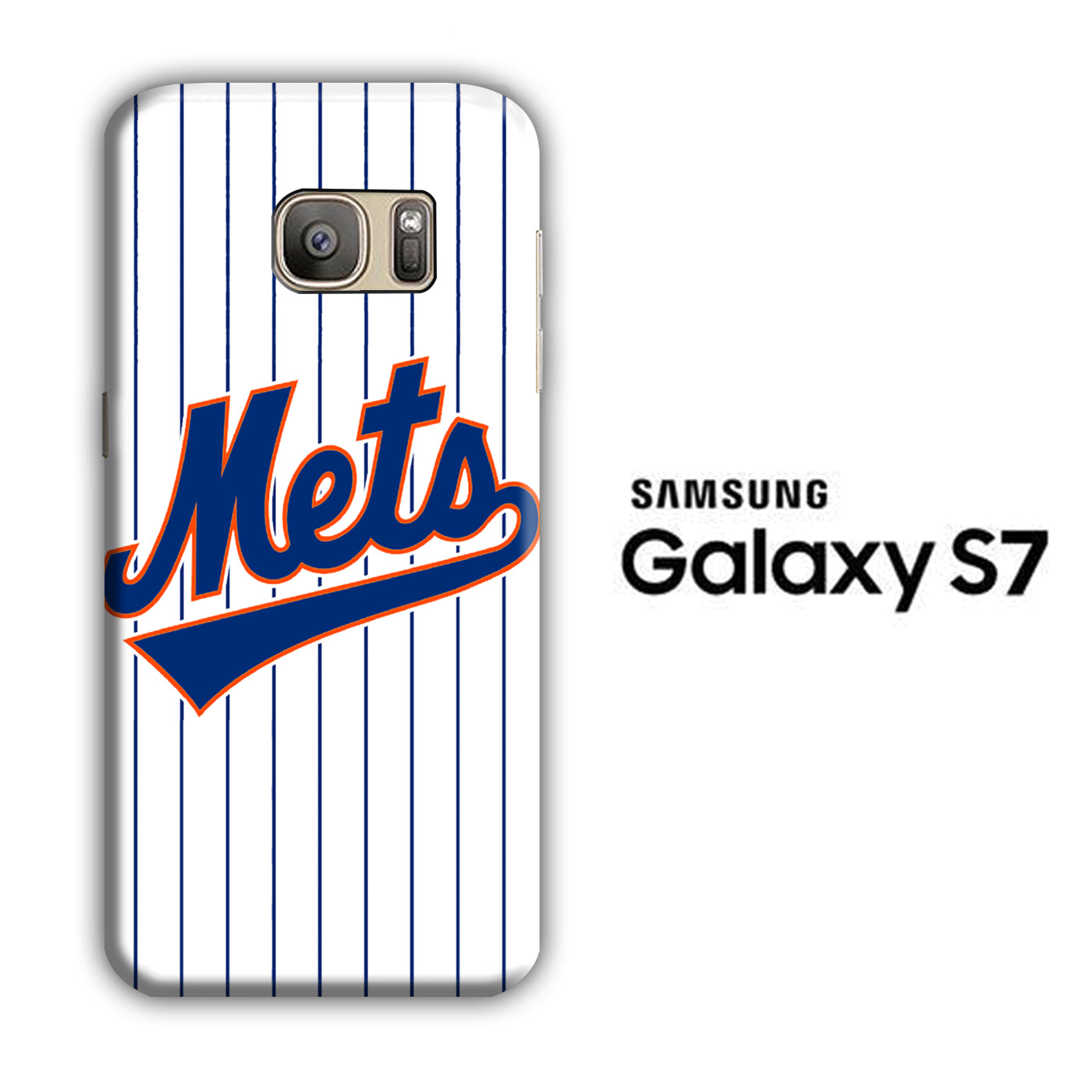 Baseball New York Mets Samsung Galaxy S7 3D Case - cleverny