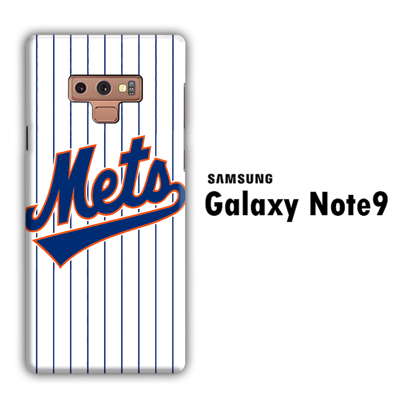 Baseball New York Mets Samsung Galaxy Note 9 3D Case - cleverny