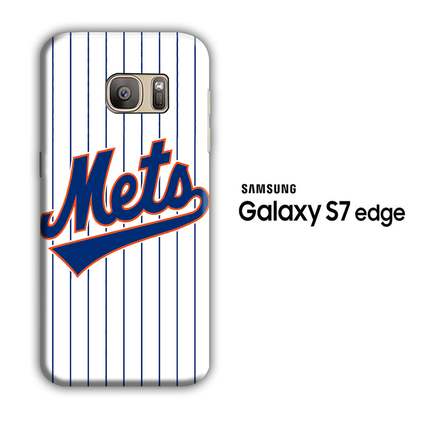 Baseball New York Mets Samsung Galaxy S7 Edge 3D Case - cleverny