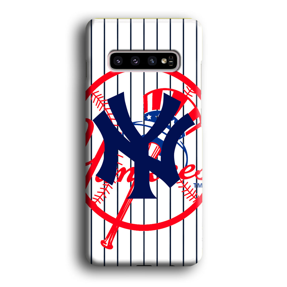 Baseball New York Yankees Jersey Item Samsung Galaxy S10 3D Case