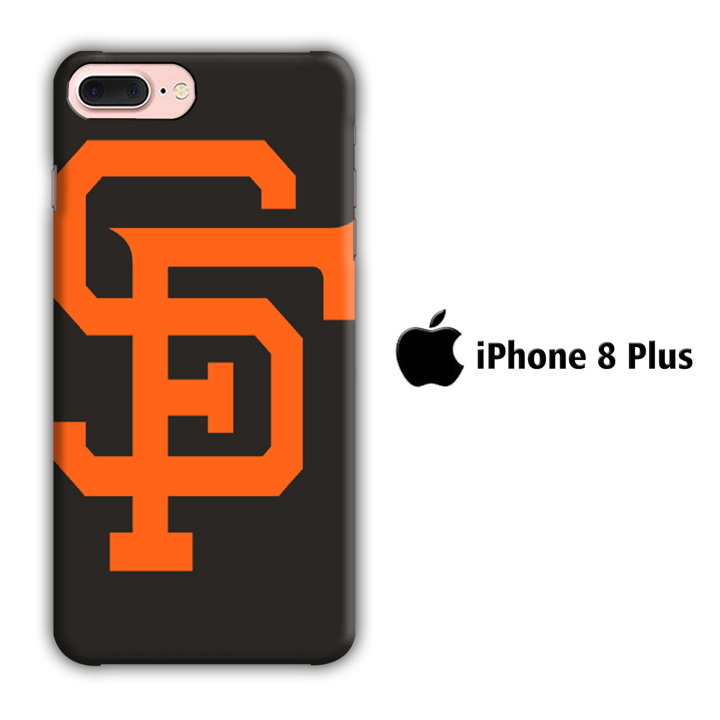 Baseball San Fransisco Giants iPhone 8 Plus 3D Case - cleverny