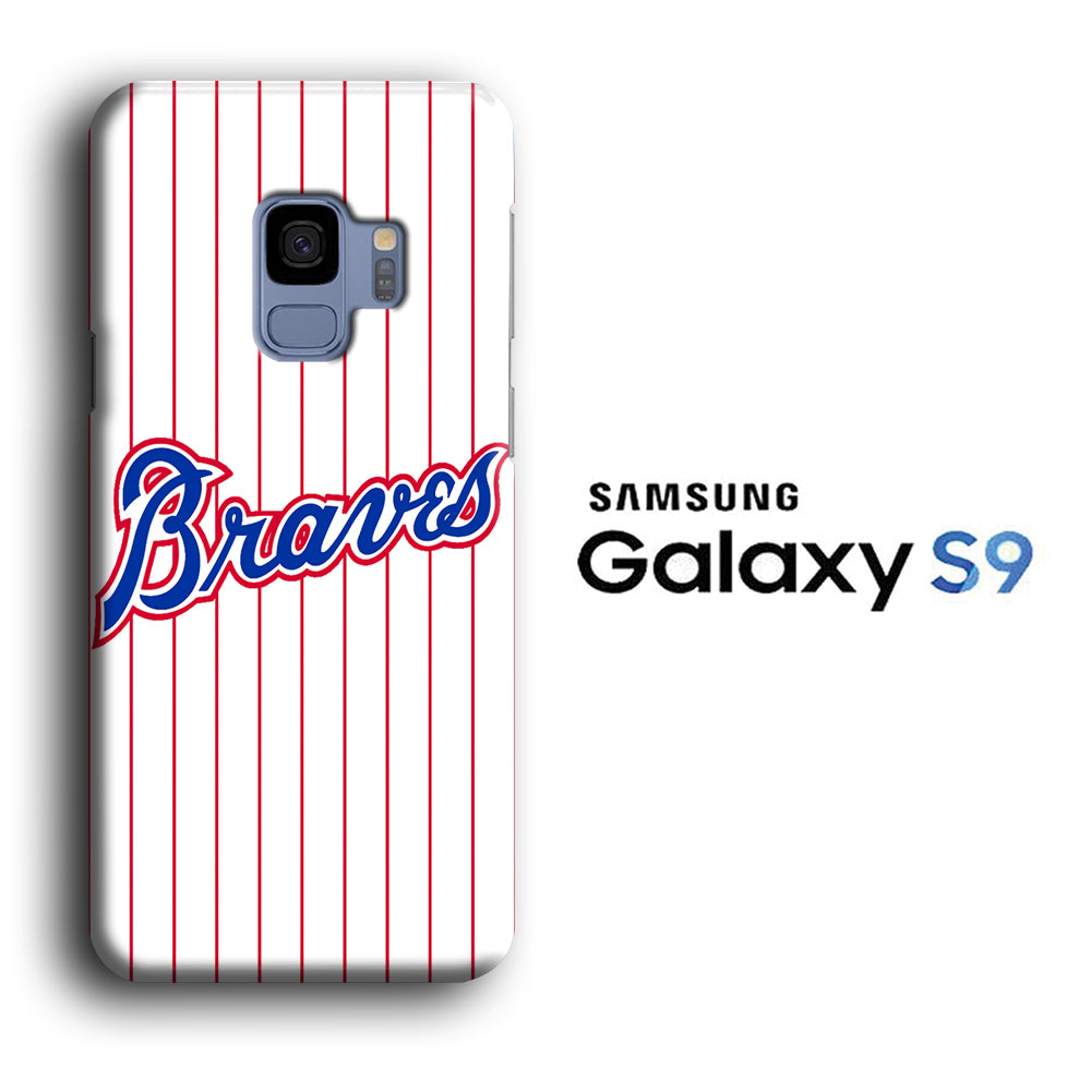 Baseball Team of Atlanta Braves Samsung Galaxy S9 3D Case