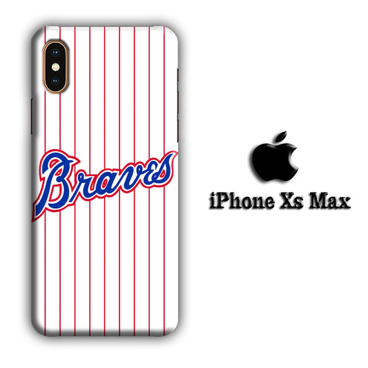 Baseball Team of Atlanta Braves iPhone Xs Max 3D Case