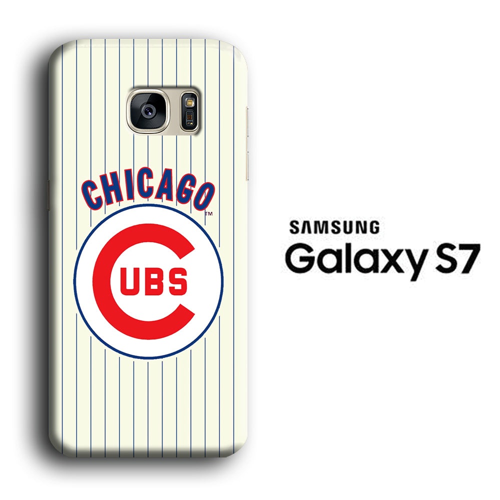 Baseball Team of Chicago Cubs 01 Samsung Galaxy S7 3D Case