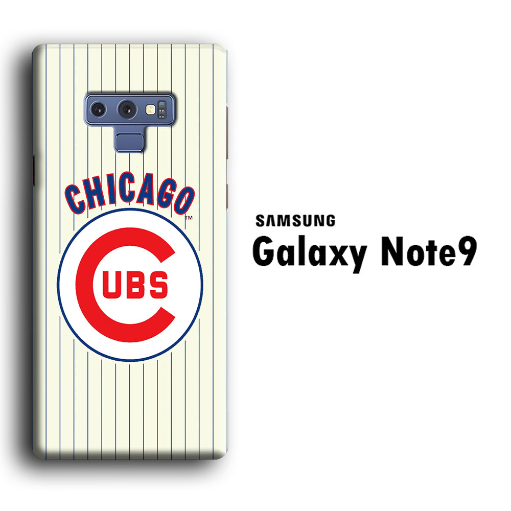 Baseball Team of Chicago Cubs 01 Samsung Galaxy Note 9 3D Case