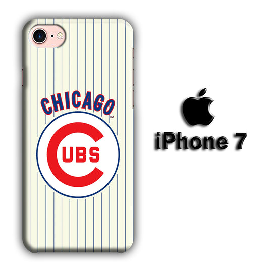 Baseball Team of Chicago Cubs 01 iPhone 7 3D Case