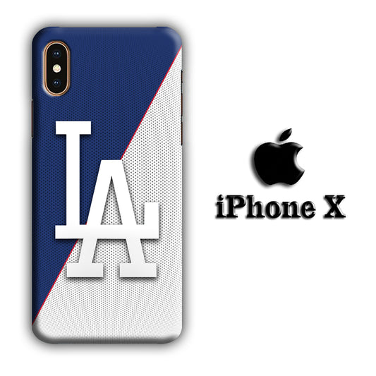 Baseball Team of Los Angels Dodgers 01 iPhone X 3D Case