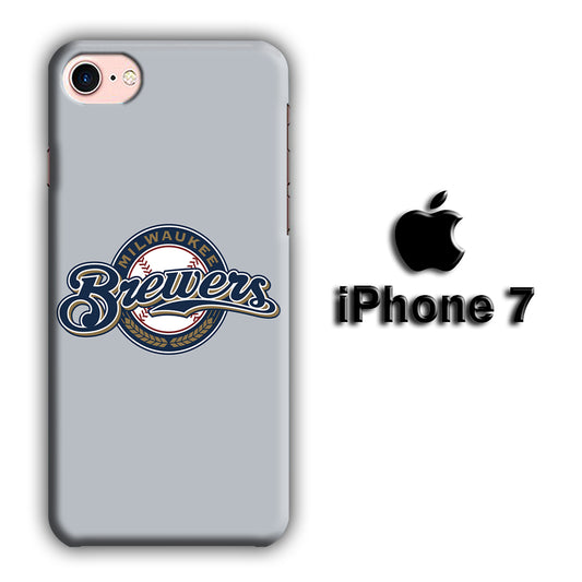Baseball Team of Milwaukee Brewers 02 iPhone 7 3D Case