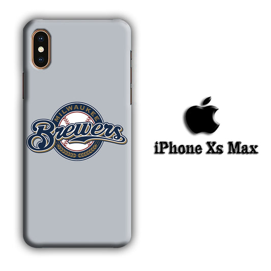 Baseball Team of Milwaukee Brewers 02 iPhone Xs Max 3D Case