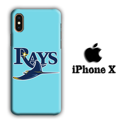 Baseball Team of Tampa Bay Rays 01 iPhone X 3D Case