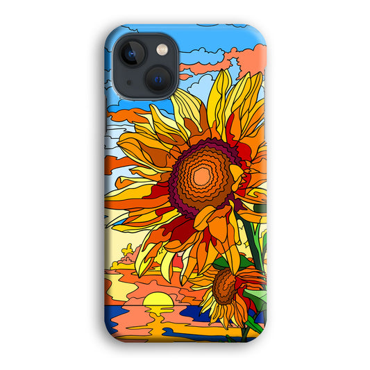 Beach and Lovely Morning iPhone 13 3D Case