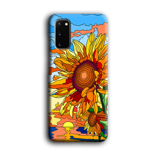 Beach and Lovely Morning Samsung Galaxy S20 3D Case