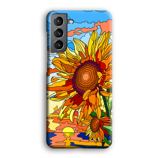 Beach and Lovely Morning Samsung Galaxy S21 3D Case