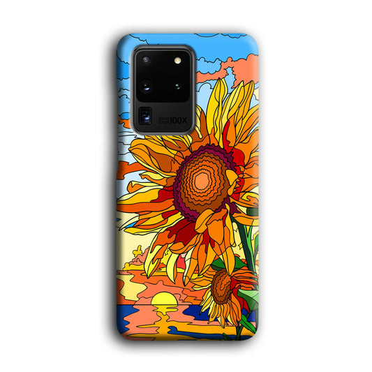 Beach and Lovely Morning Samsung Galaxy S20 Ultra 3D Case