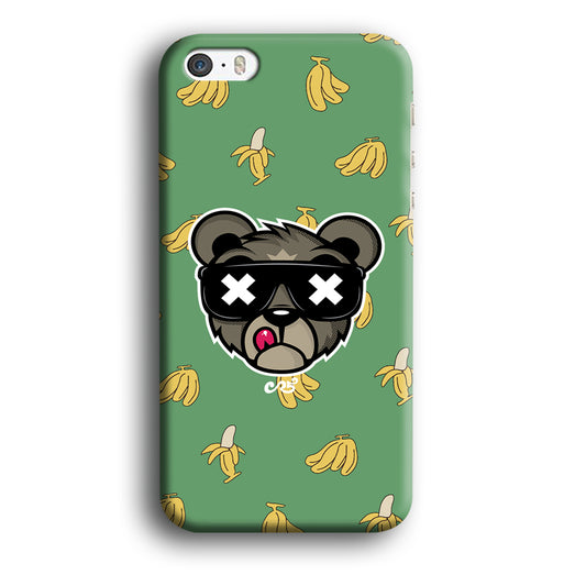 Bear Head Banana Patern iPhone 5 | 5s 3D Case