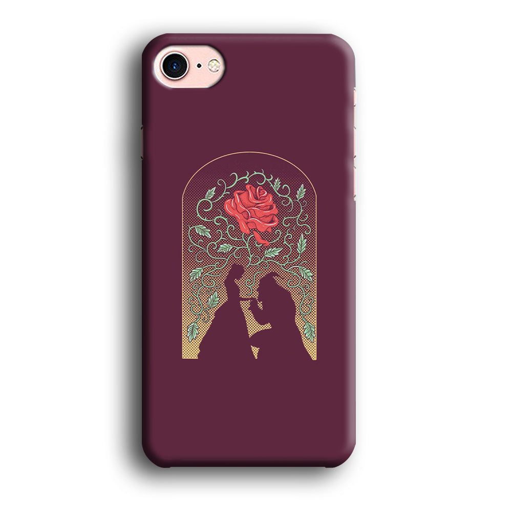 Beauty and The Beast Love Witness iPhone 8 3D Case