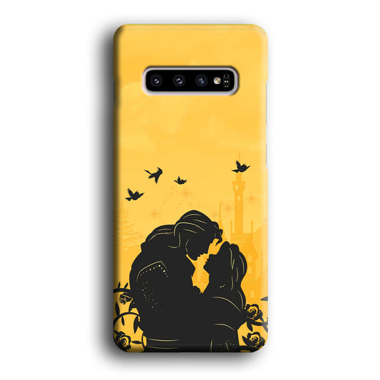 Beauty and The Beast Shadow of Love Samsung Galaxy S10 3D Case