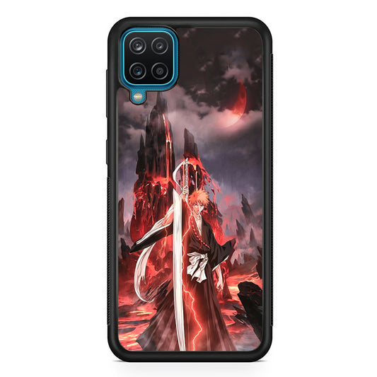 Bleach Red Moon and Lightning Samsung Galaxy A12 Case