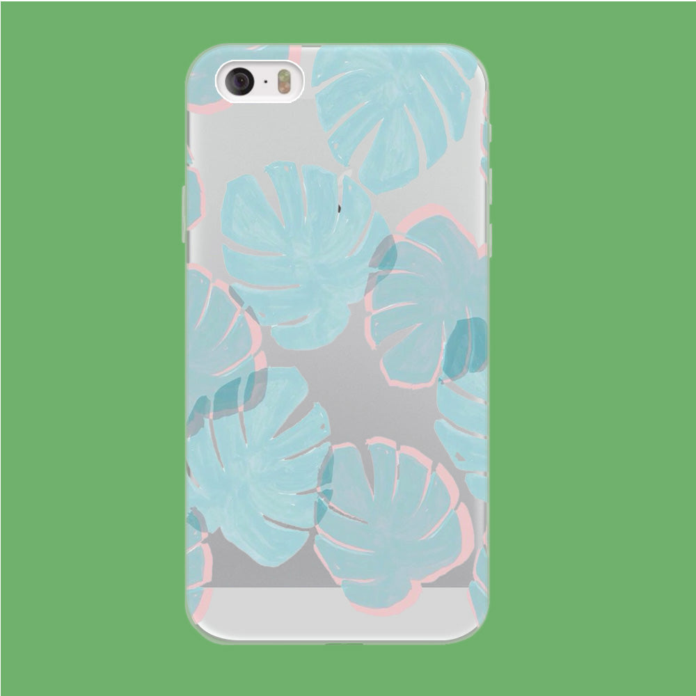 Blue Forest Leaves iPhone 5 | 5s Clear Case