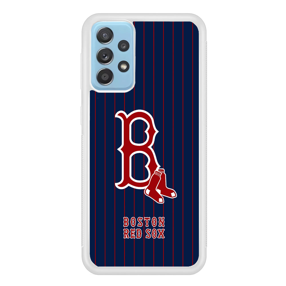 Boston Red Sox Bold and Firm Samsung Galaxy A72 Case