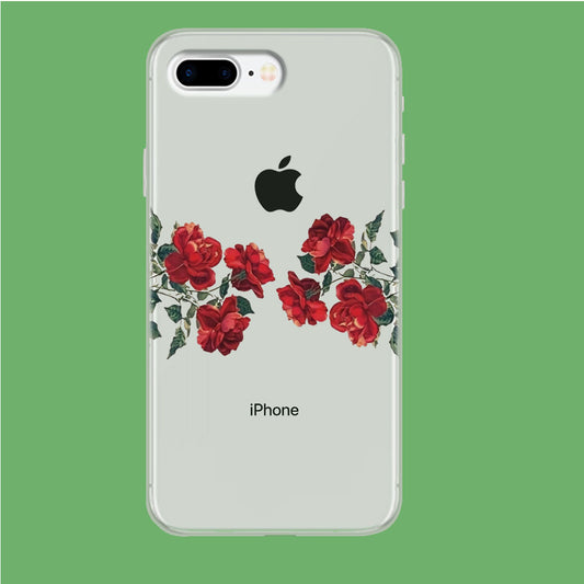 Both With Roses iPhone 8 Plus Clear Case