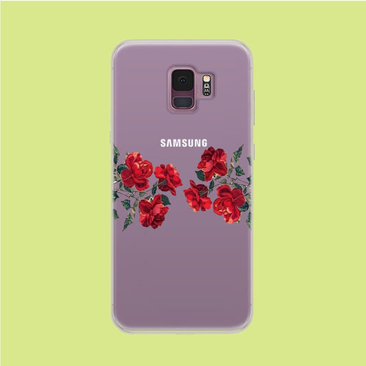 Both With Roses Samsung Galaxy S9 Clear Case