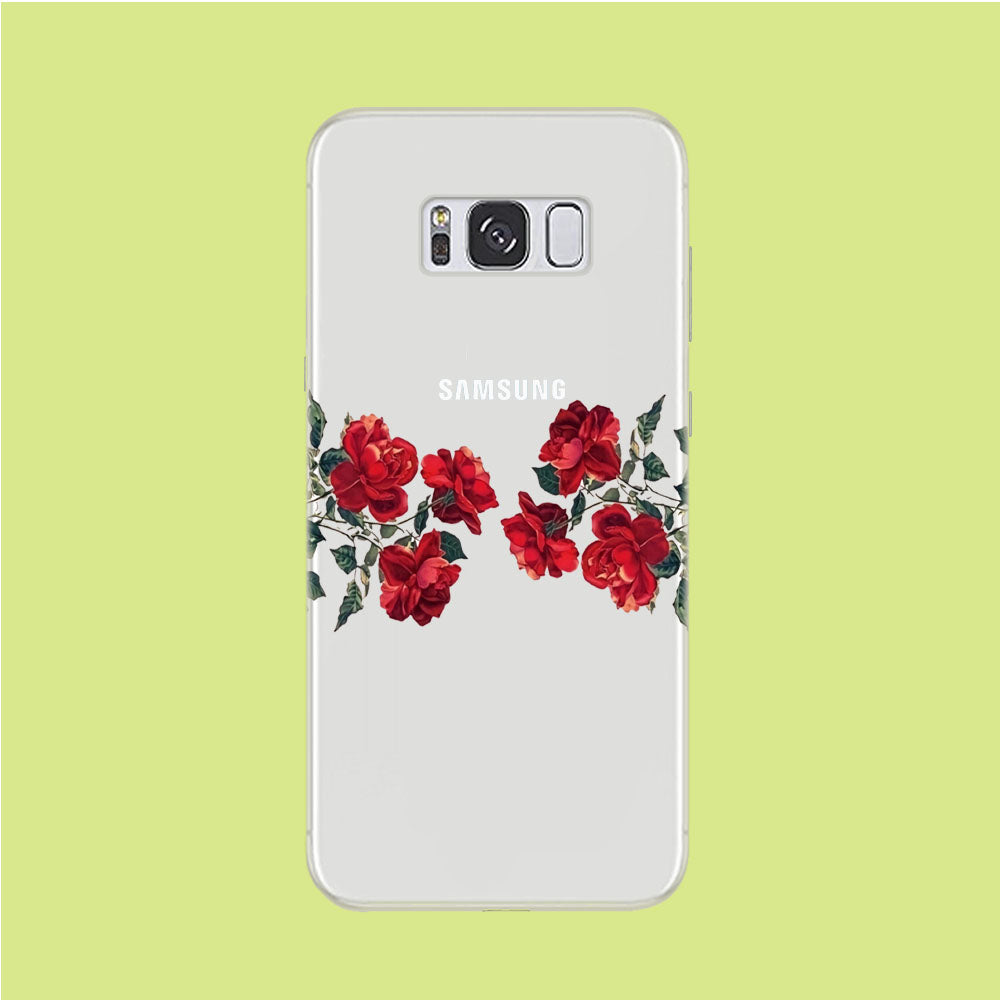 Both With Roses Samsung Galaxy S8 Plus Clear Case