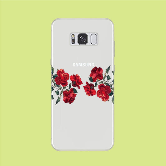Both With Roses Samsung Galaxy S8 Clear Case
