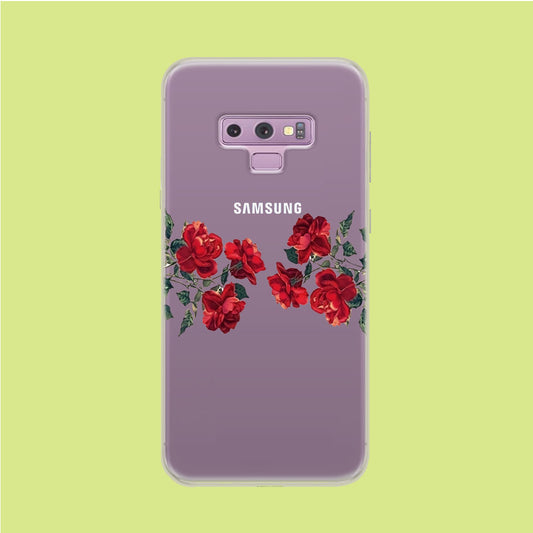 Both With Roses Samsung Galaxy Note 9 Clear Case