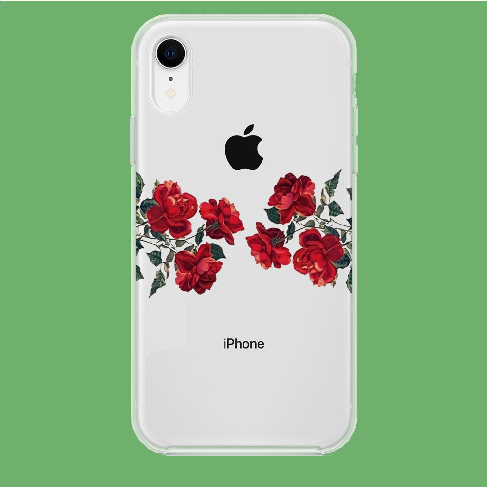 Both With Roses iPhone XR Clear Case