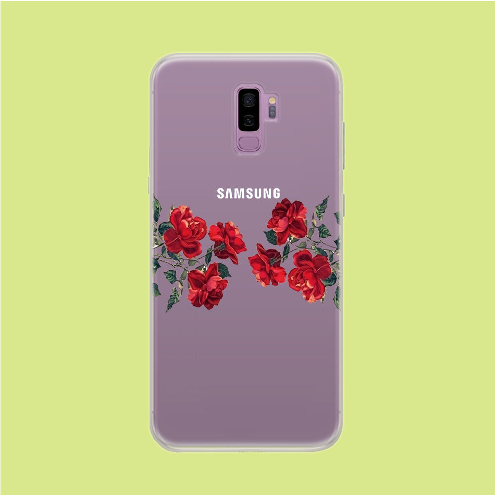 Both With Roses Samsung Galaxy S9 Plus Clear Case
