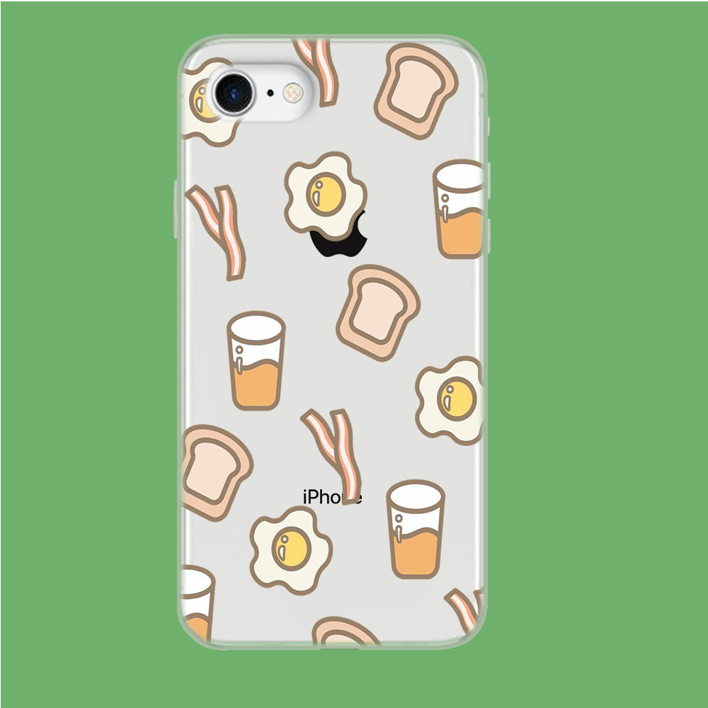 Breakfast Today iPhone 8 Clear Case