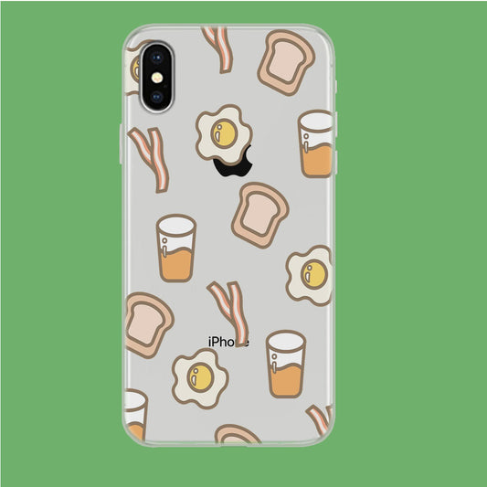 Breakfast Today iPhone X Clear Case