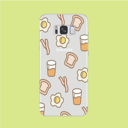 Breakfast Today Samsung Galaxy S8 Clear Case